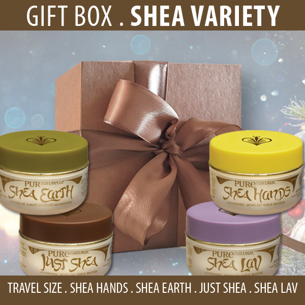 GIFT BOX . WHIPPED SHEA VARIETY