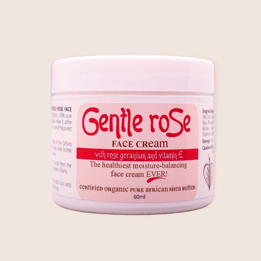 Gentle Rose Face Cream by Shea Butter Market