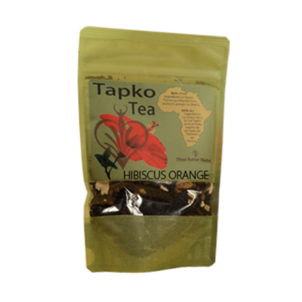 HIBISCUS TEA . HIBISCUS ORANGE 75gm texture