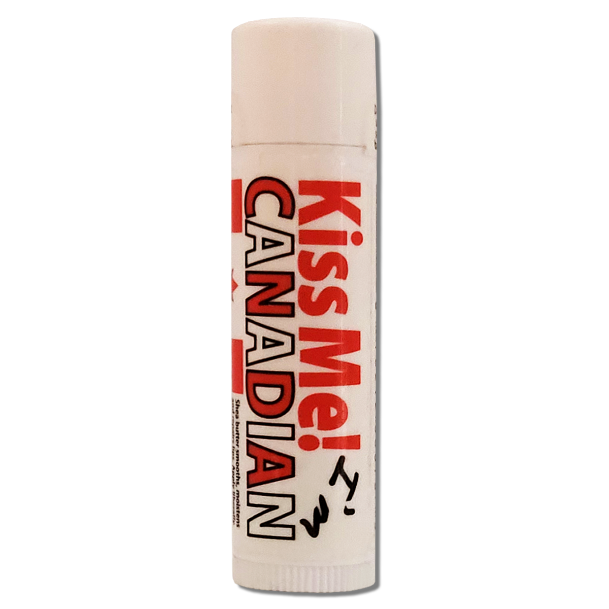 LIP BALM . KISS ME I'M CANADIAN 4.5gm