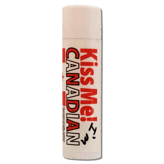 LIP BALM . KISS ME I'M CANADIAN 4.5gm