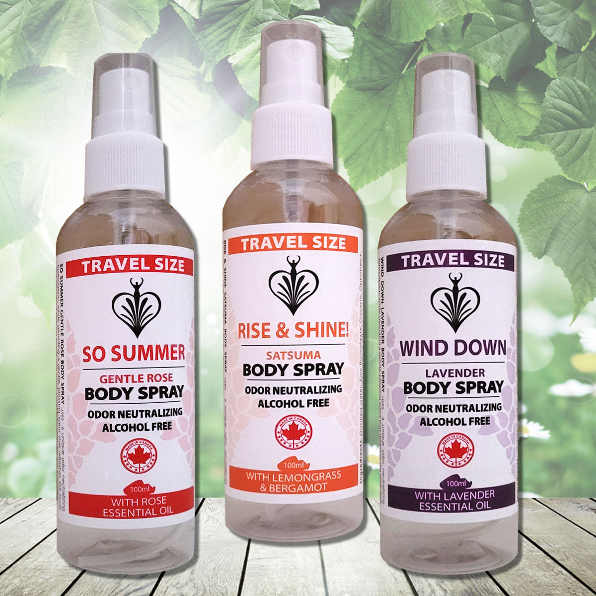 BODY SPRAYS . TRAVEL BUNDLE
