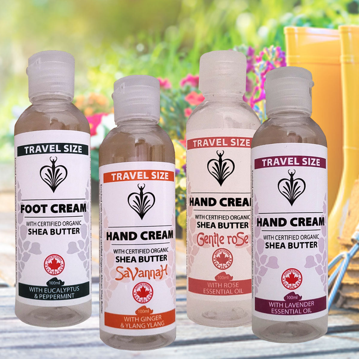 TRAVEL BUNDLE . HAND & FOOT CREAMS