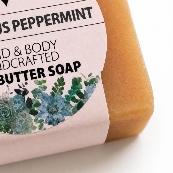 Bar Soap • Eucalyptus / Peppermint • 140 g texture