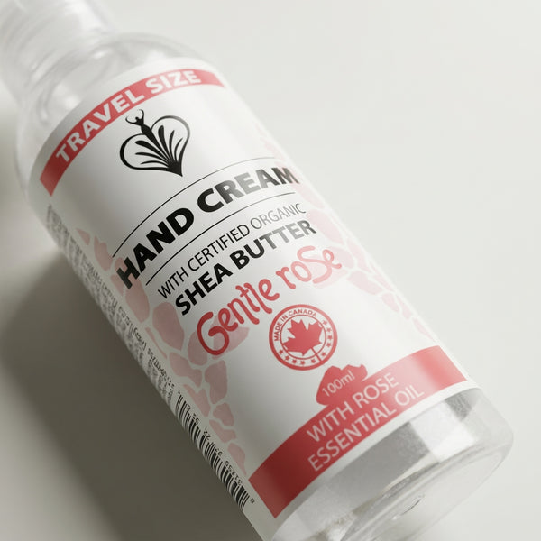 Hand Cream • Gentle Rose • Travel Size • 100 mL texture
