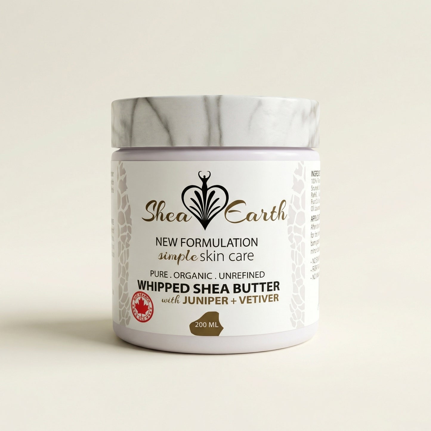whipped shea butter with juniper and vetiver