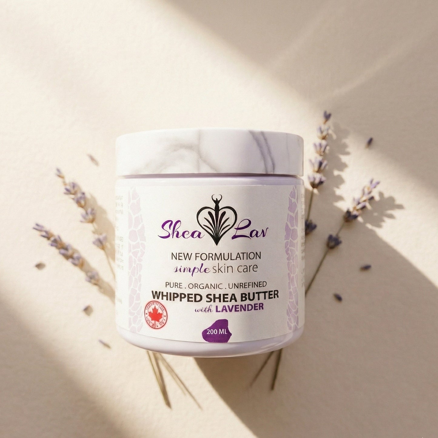 whipped shea butter with lavender
